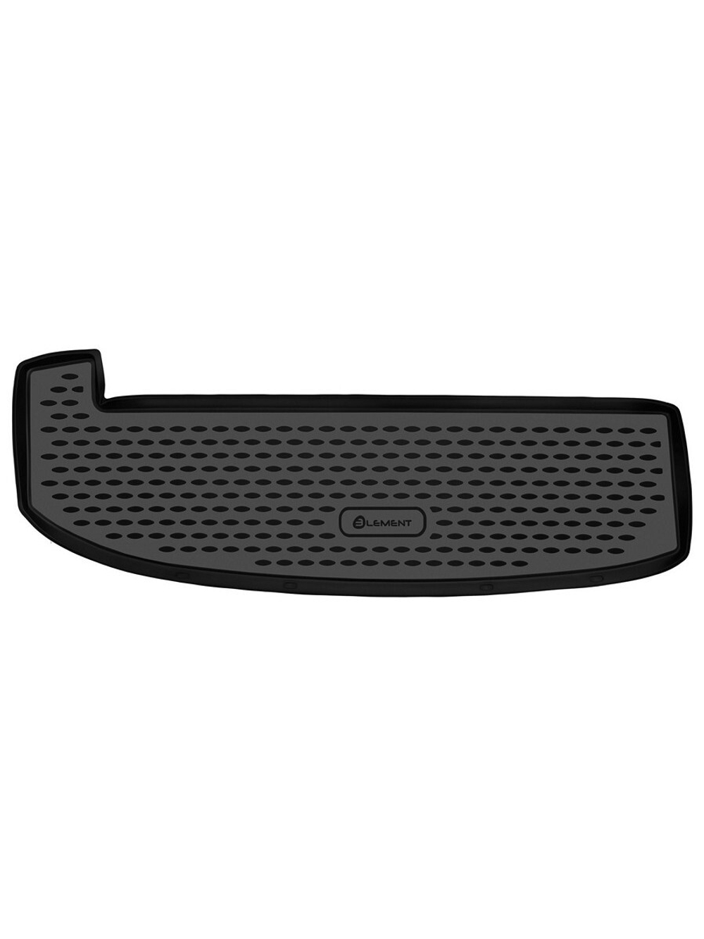 Коврик в багажник для GEELY Okavango 2020-, Внедорожник 5 дв., короткий (3-й ряд разложен) 1шт. (полиуретан) ELEMENTA70258K13