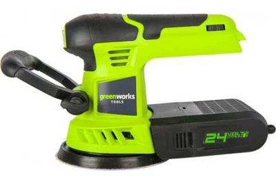 Аккумуляторная эксцентриковая шлифмашина GREENWORKS G24ROS без АКБ и ЗУ 3100107