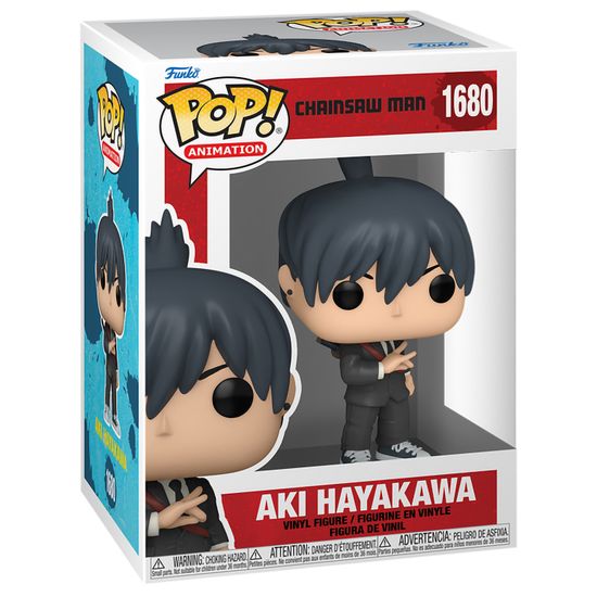 Фигурка Funko POP! Animation Chainsaw Man Aki Hayakawa (1680) 80319 / Фигурка Фанко ПОП! по мотивам аниме "Человек-бензопила", Аки Хаякава