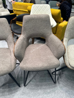 Стул DC2346R серый/ коричневый