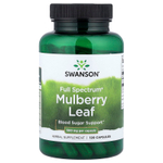Swanson Vitamins, листья шелковицы Full Spectrum®, 500 мг, 120 капсул