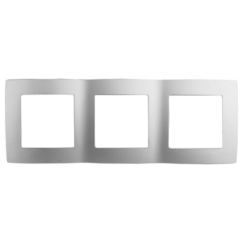 12-5003-03 ЭРА Рамка на 3 поста, Эра12, алюминий
