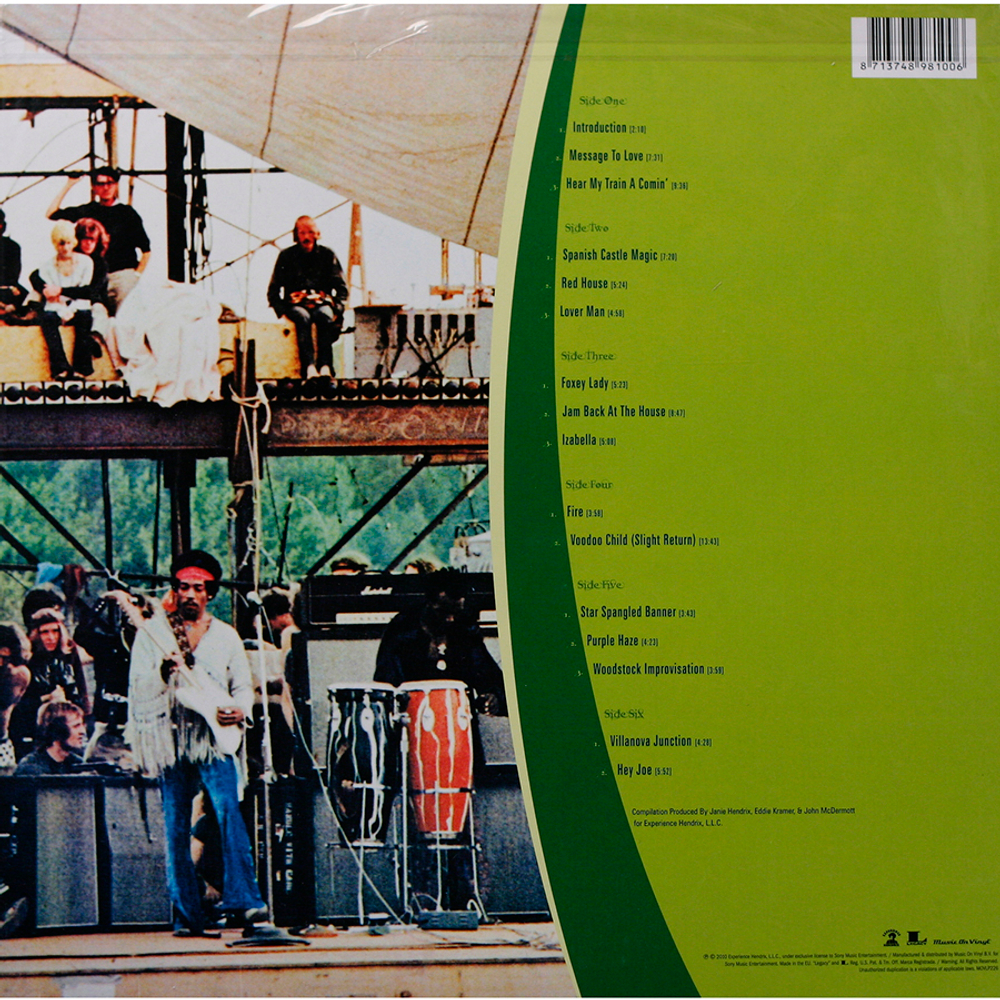 Jimi Hendrix / Live At Woodstock (3LP)