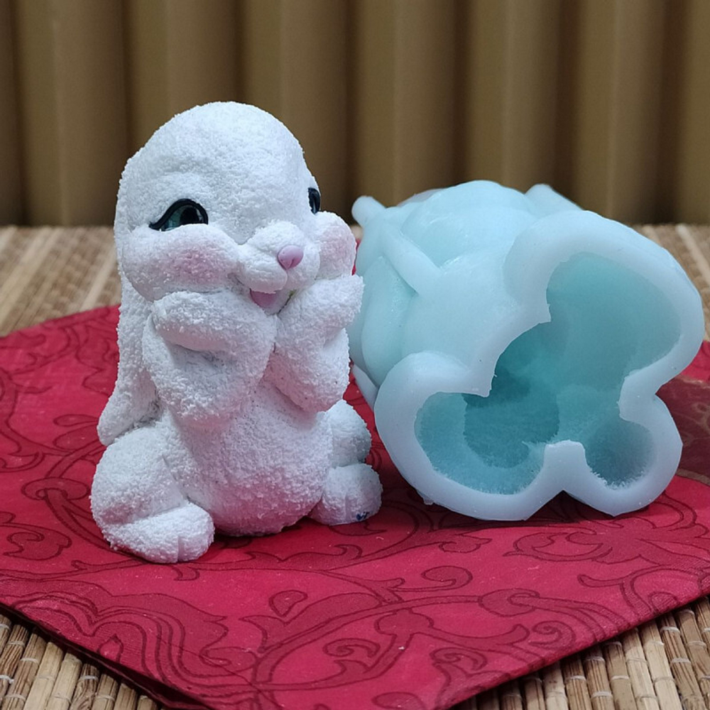 Молд силиконовый 3D "Зайка-милаш" №1751