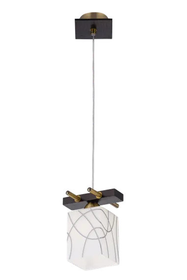 85662/1P AB+RED (1/10) Люстра