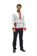 Рубашка мужская с поясом