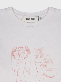 Футболка MISBHV Devil&Angel Off White