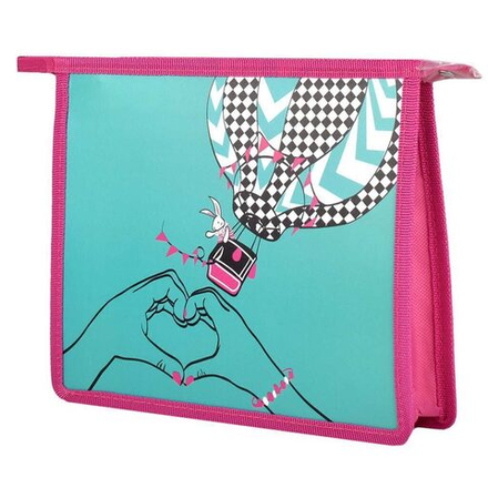 Папка д/тетрад. А5 (233*200*65) 1отд. молния сверху, пластик "Мечтай"