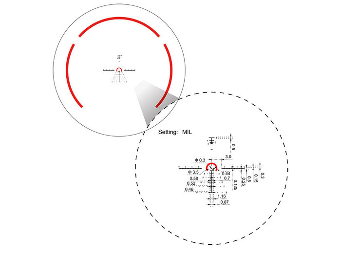 Прицел Vector Optics Constantine 1-8x24 RAR FFP, VCO-1 MIL (SCFF-60)