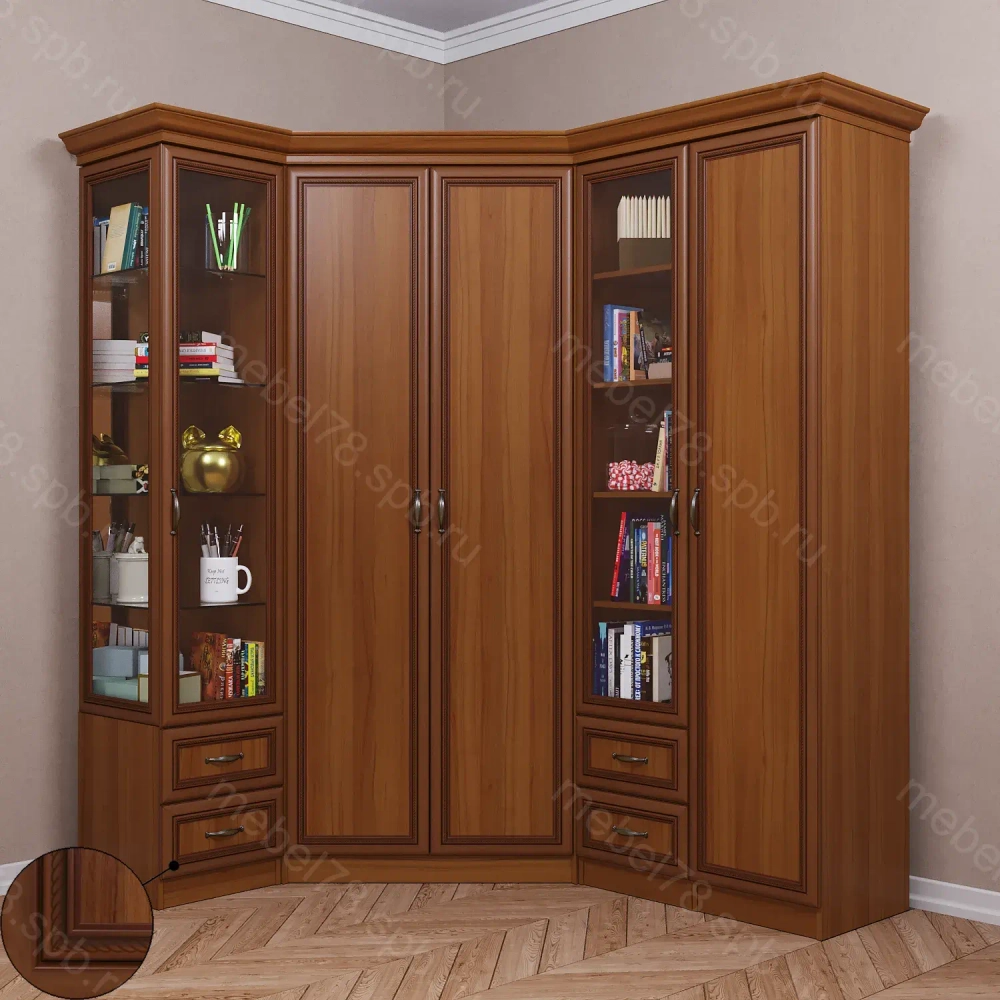 Шкаф угловой №17