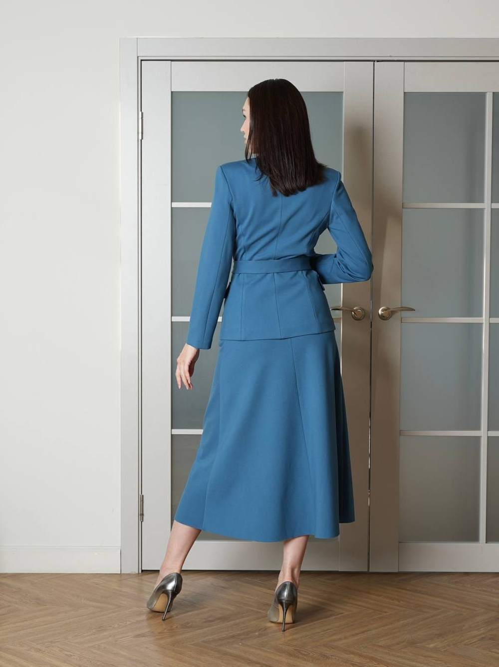 Жакет "Истинная леди" в бирюзе