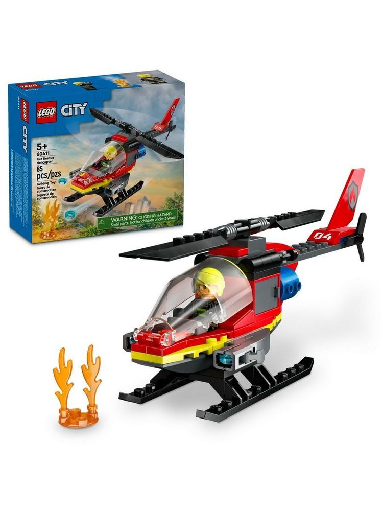 Конструктор City Пожарно-спасательный вертолет