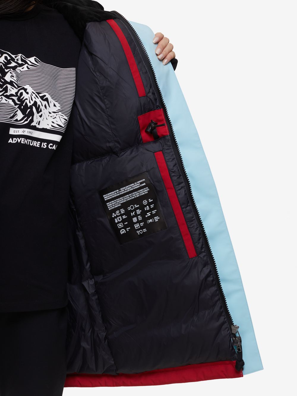 Куртка женская пуховая BASK KHETA аква светлый