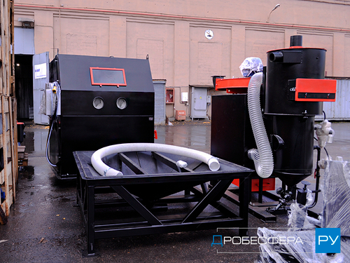 Пескоструйная камера PST КСО-150.3П-Н-ФВР-М (4кВт) со столом