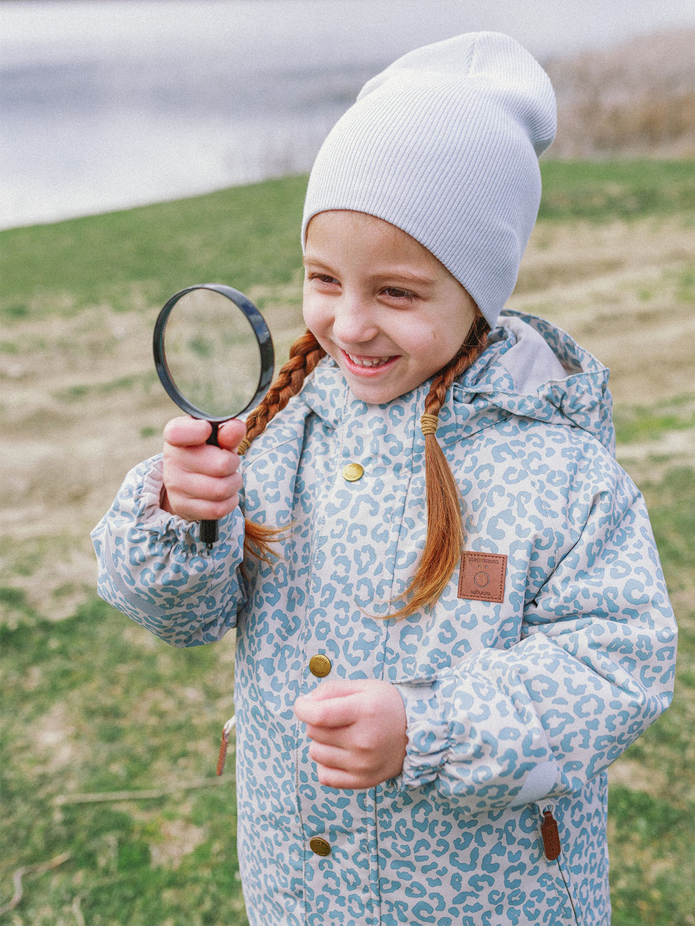 Куртка утеплённая Mjölk Blue Leopard, утеплитель 120гр/м2