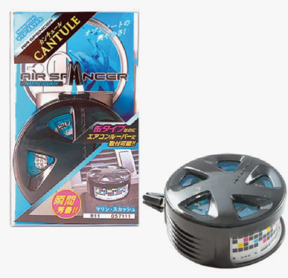 Ароматизатор на обдув "EIKOSHA" Air spencer CANTURE меловой R-11 - MARINE SQUASH(Морская свеежесть)