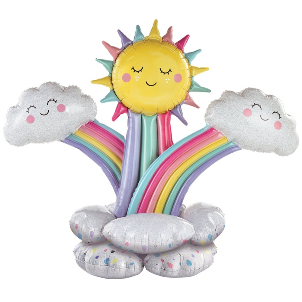 Шар Фольгированный Солнце Облака нежные (Ассорти)