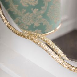 Зеркало настенное Змея Серпентис Айвори Мраморное золото