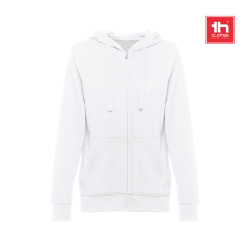 THC AMSTERDAM WOMEN WH. Толстовка женская, с молнией и капюшоном