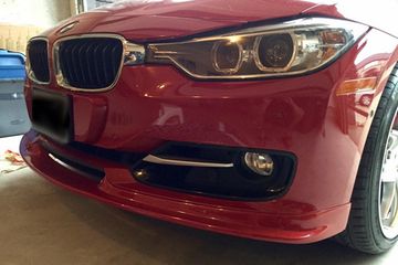 Юбка переднего бампера V.2 дляBMW 3 F30/F31 2011-2015 Sedan/Touring