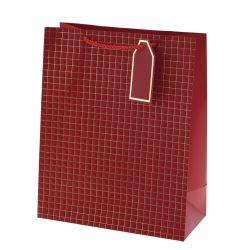 GAEM Пакет подарочный M (бумага 210г/м2, блок 12шт), L26 W12 H32 см, 4в.