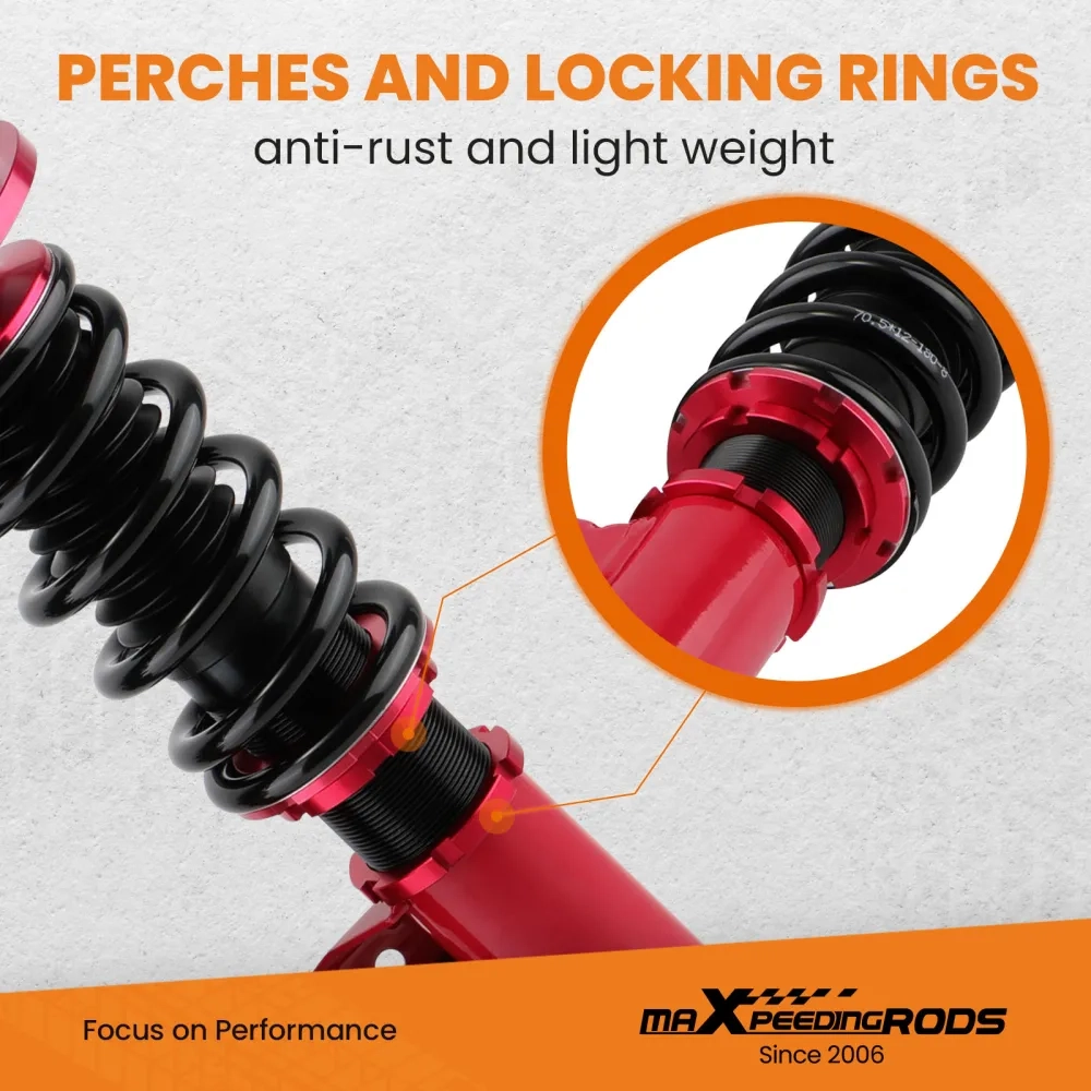 maXpeedingrods 24-Way Damper Adjustable Coilovers Kit подходит для автомобиля BMW E36 3 Series