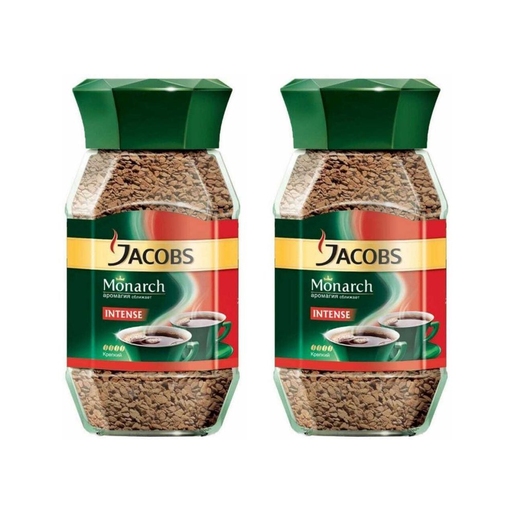 Кофе растворимый Jacobs Monarch Intense 190 г 2 шт
