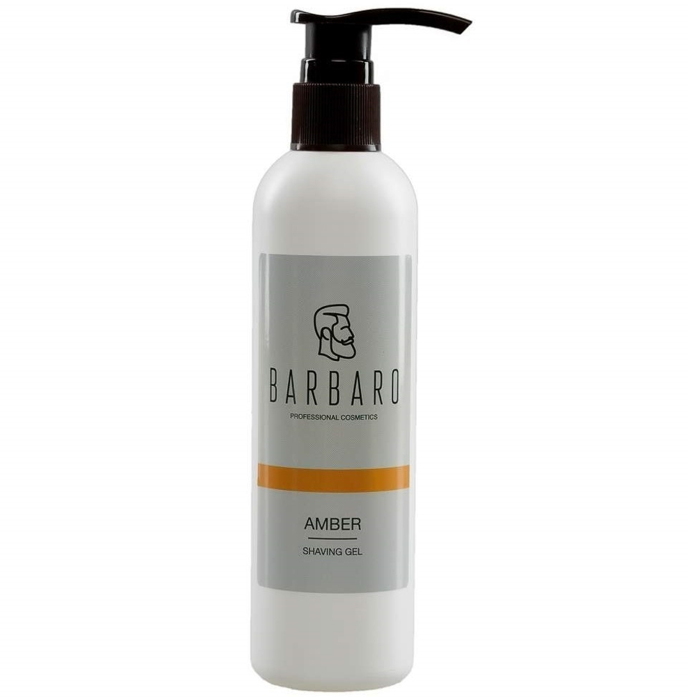 Barbaro Shaving Gel Amber - ​Непенящийся прозрачный гель для бритья 200 мл