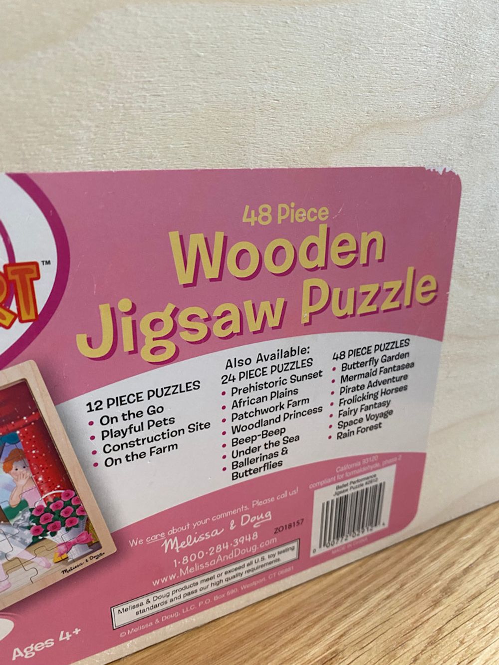 Пазлы Melissa&Doug Ballet performance