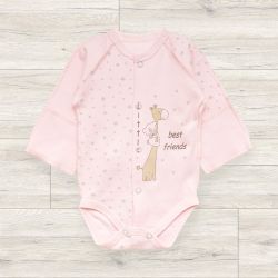 Боди "Звездочки" розовый для новорожденных и детей до 1 года, ALARYSPEOPLE