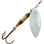 Блесна для рыбалки AQUA LONG 07,0g, лепесток № 2, цвет LO-02 (серебро, синий, черный), 1 штука