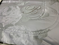 Покрывало 270x270 Blumarine Millelucci silver серебряное