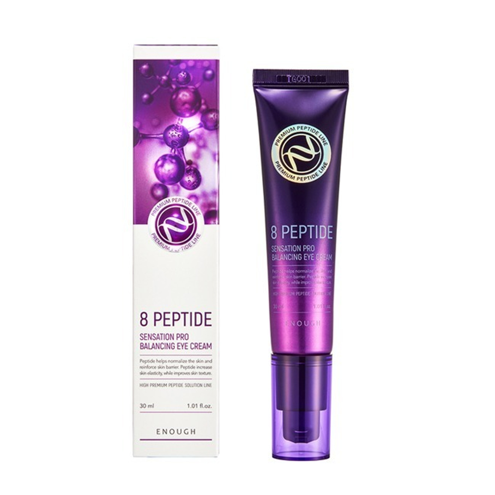 Enough Premium 8 Peptide Sensation Pro Balancing Eye Cream лифтинг - крем для век с пептидами