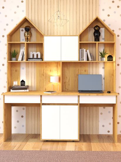 дуб бунратти / белый