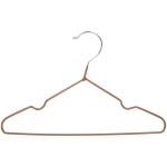 Плечики металлические нескользящие с полимерным покрытием 10шт «ТАРТИТАН», цвет бронзовый, 30см (Селфи)