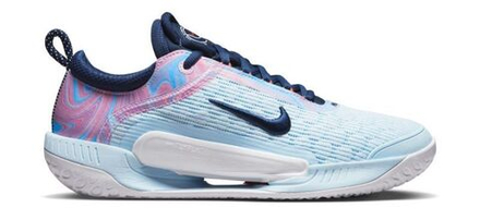 Мужские кроссовки теннисные Nike Zoom Court NXT - glacier blue/midnight navy/white