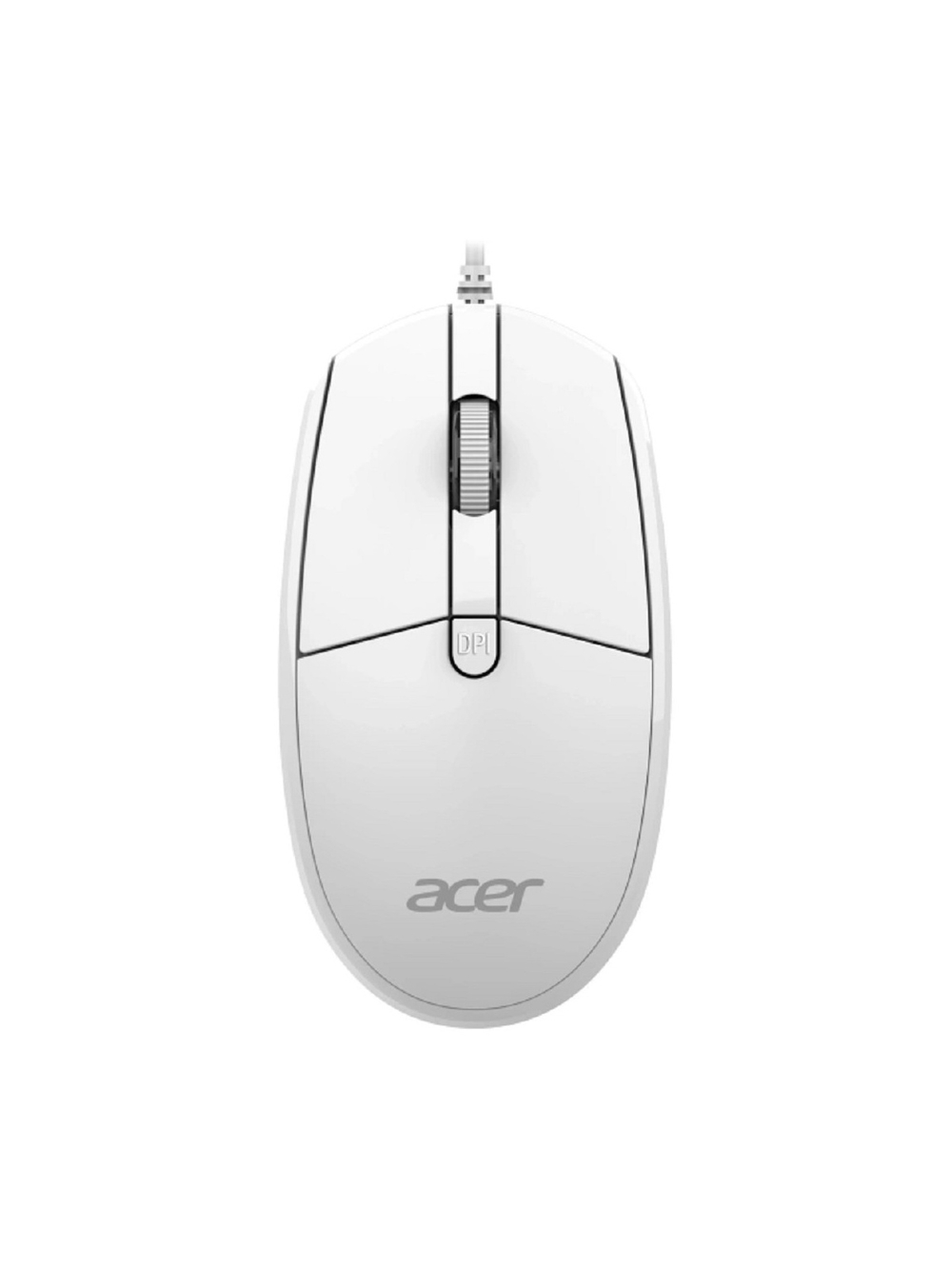 Acer OCC400 [ZL.ACCCC.014] Комплект (клавиатура + мышь)  клав-ра:белый мышь:белый USB проводной