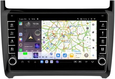 Магнитола для Volkswagen Polo 2009-2020 - Carmedia OL-9903 (кнопки и крутилки) Android 13, TS20, 6+128Гб, CarPlay, 4G SIM-слот