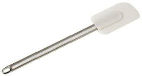 Лопатка кондитерская 28,5 см. раб.часть 8*5 см. силикон, ручка нерж. Tellier