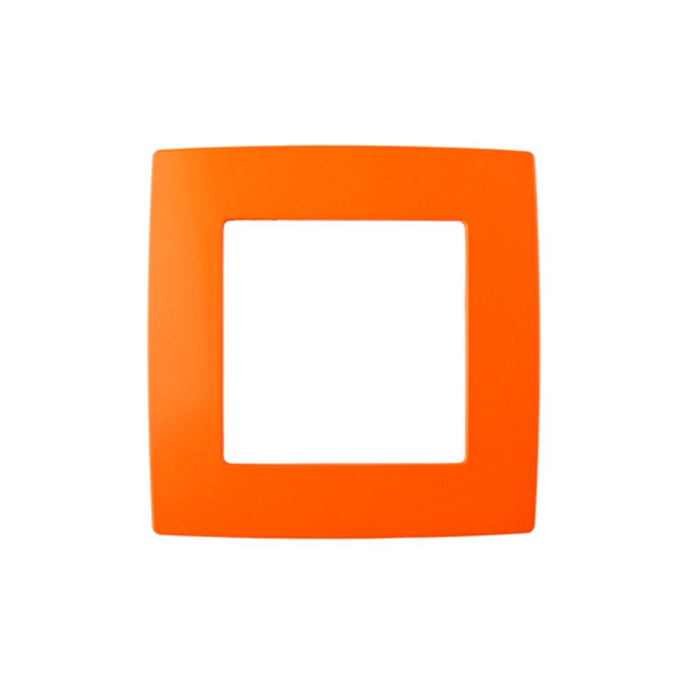 12-5001-22 ЭРА Рамка на 1 пост, Эра12, оранжевый | Эра 12 Оранжевый