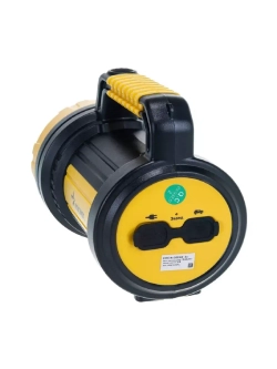 Фонарь аккумуляторный прожектор 5W бок.пан. 10Вт, 3 реж раб