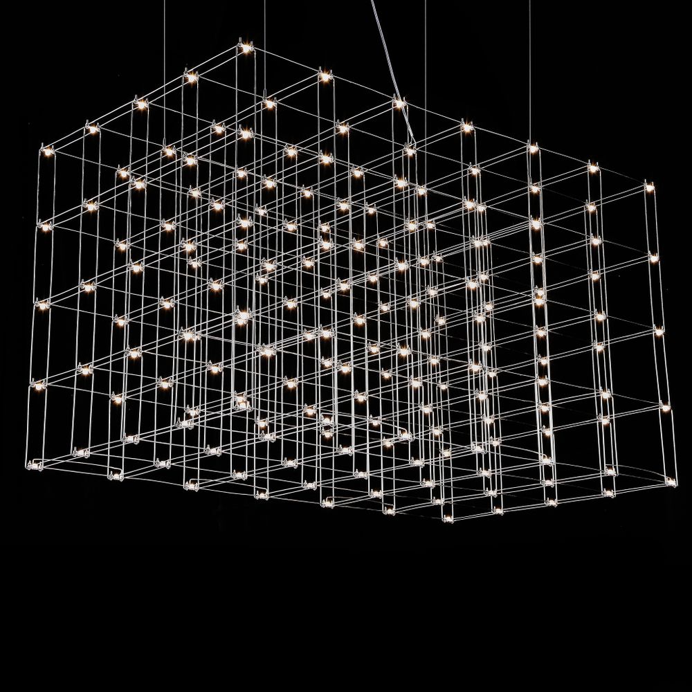 Подвесная Люстра Quasar Cosmos Square Led Pendant Light 80/80/140 By Imperiumloft