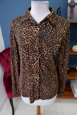 Блузка Enjoy с принтом 46 размер