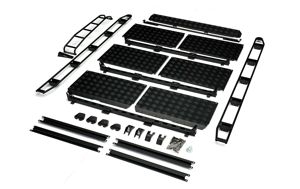 Укороченная платформа а крышу с лестницей для Mercedes Benz G class W465 G63 G450 G500 G550 2025+ Гелик Гелентваген