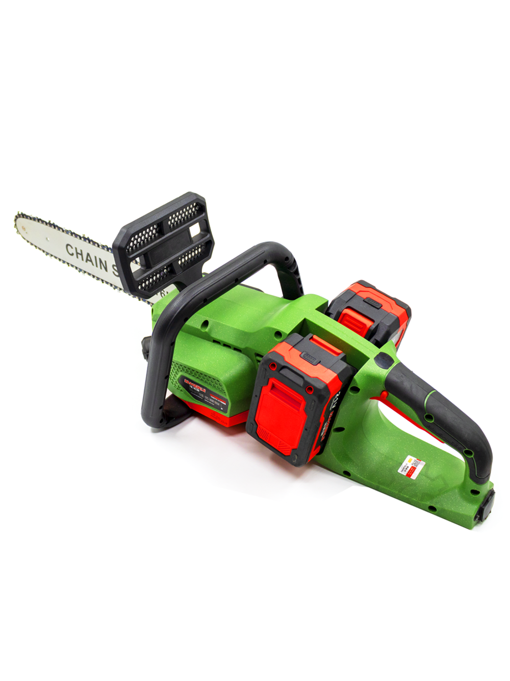 Аккумуляторная цепная пила FAMEIRUI 21V, 16″, бесщеточная, 2 АКБ, 1200 W