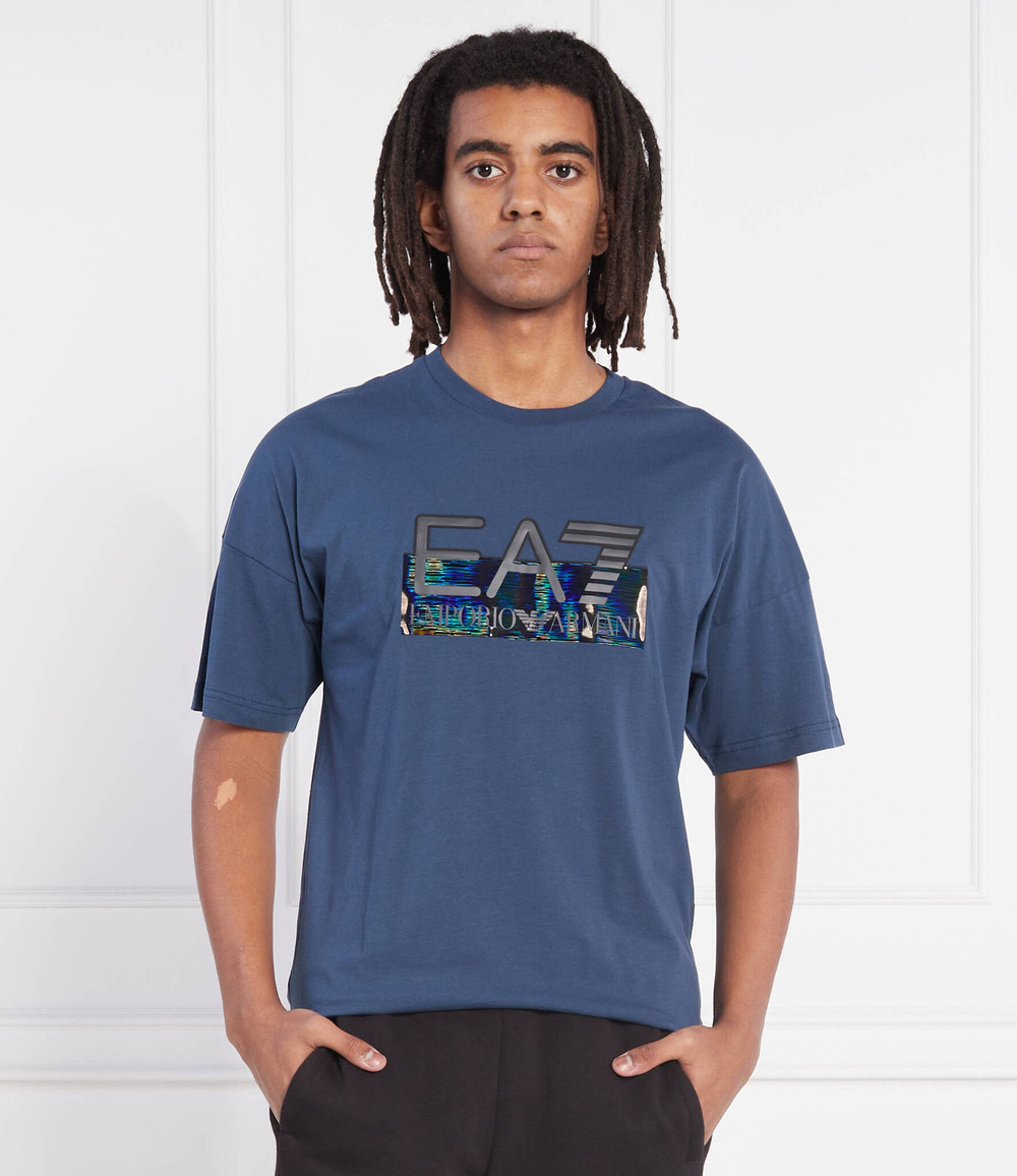 футболка EA7 - морской(6LPT28 PJ3BZ)