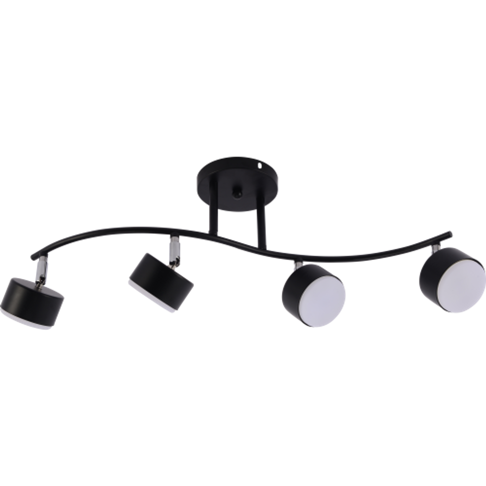 Светильник настенно-потолочный спот Rivoli Vanessa 7074-704 4хGX53 15 Вт поворотный | Rivoli