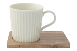 Набор кружек 2шт 380мл Easy Life Время отдыха чёрная и светло-оливковая