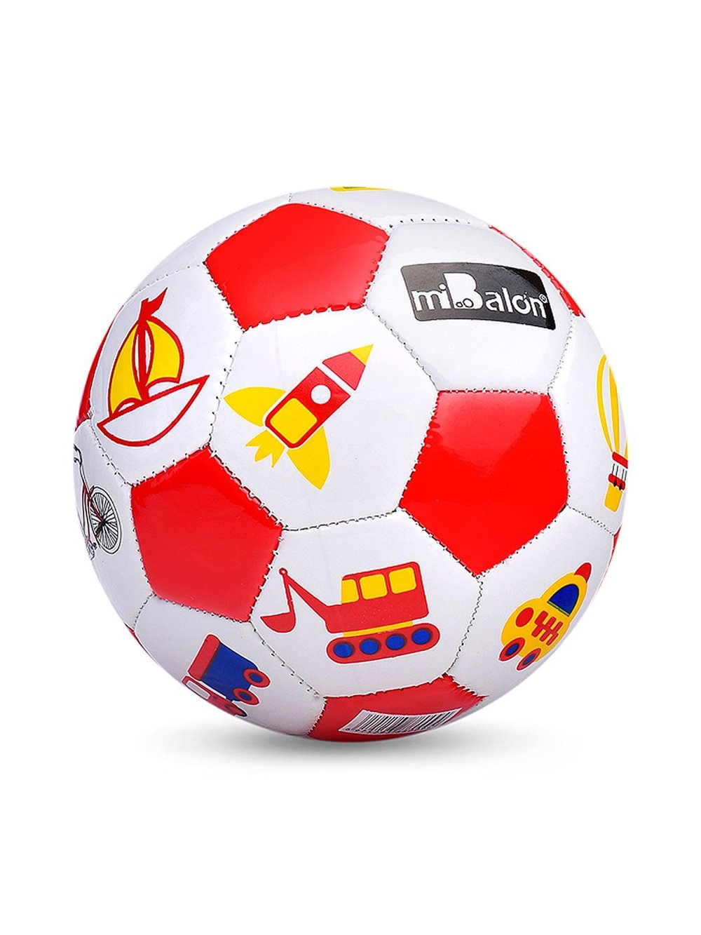 Мяч футбольный  (красный цвет)