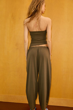 ZARA ТОП БАНДО ДРАПИРОВАННЫЙ, ХАКИ